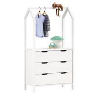KOMMODE AMIRA weiß - Weiß, Holz (83/152/41cm) - IDIMEX