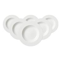 SUPPENTELLER Saphir weiß ø 22,5 cm 6er Set - Weiß, Keramik (22.5cm) - Ritzenhoff Breker
