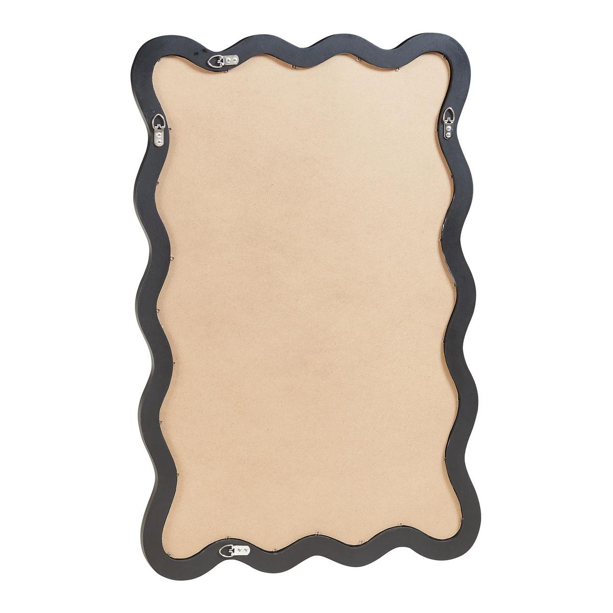 WANDSPIEGEL Koster - Schwarz, Glas/Holzwerkstoff (60/90/60cm) - [en.casa]