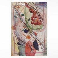TEPPICH 60x90 cm Buntes Aquarell nach Wassily Kandinsky - Multicolor, Kunststoff (60/90cm) - Wallfluent