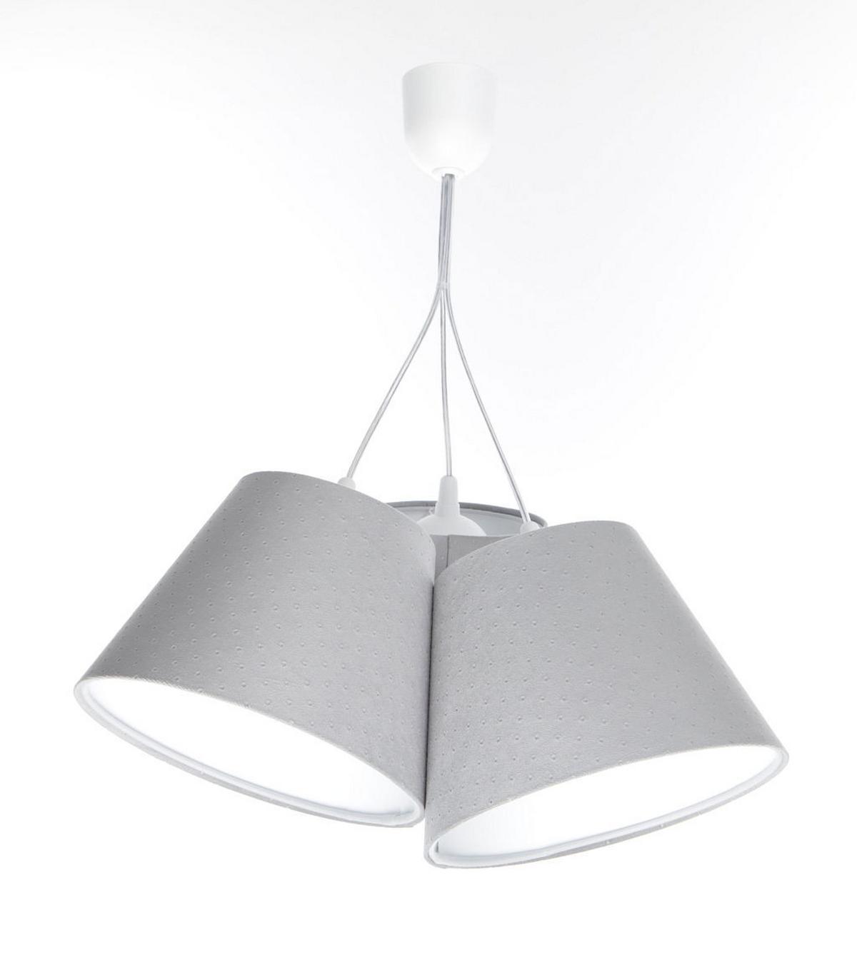 HÄNGELEUCHTE Grau 26/19 cm - Grau, Kunststoff (26/0.8/19cm) - ONZENO