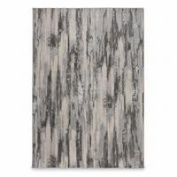 TEPPICH ZENNOR, abstrakt, Silber, 80 x 150 cm - Silberfarben, Textil (80/150cm) - KADIMA DESIGN