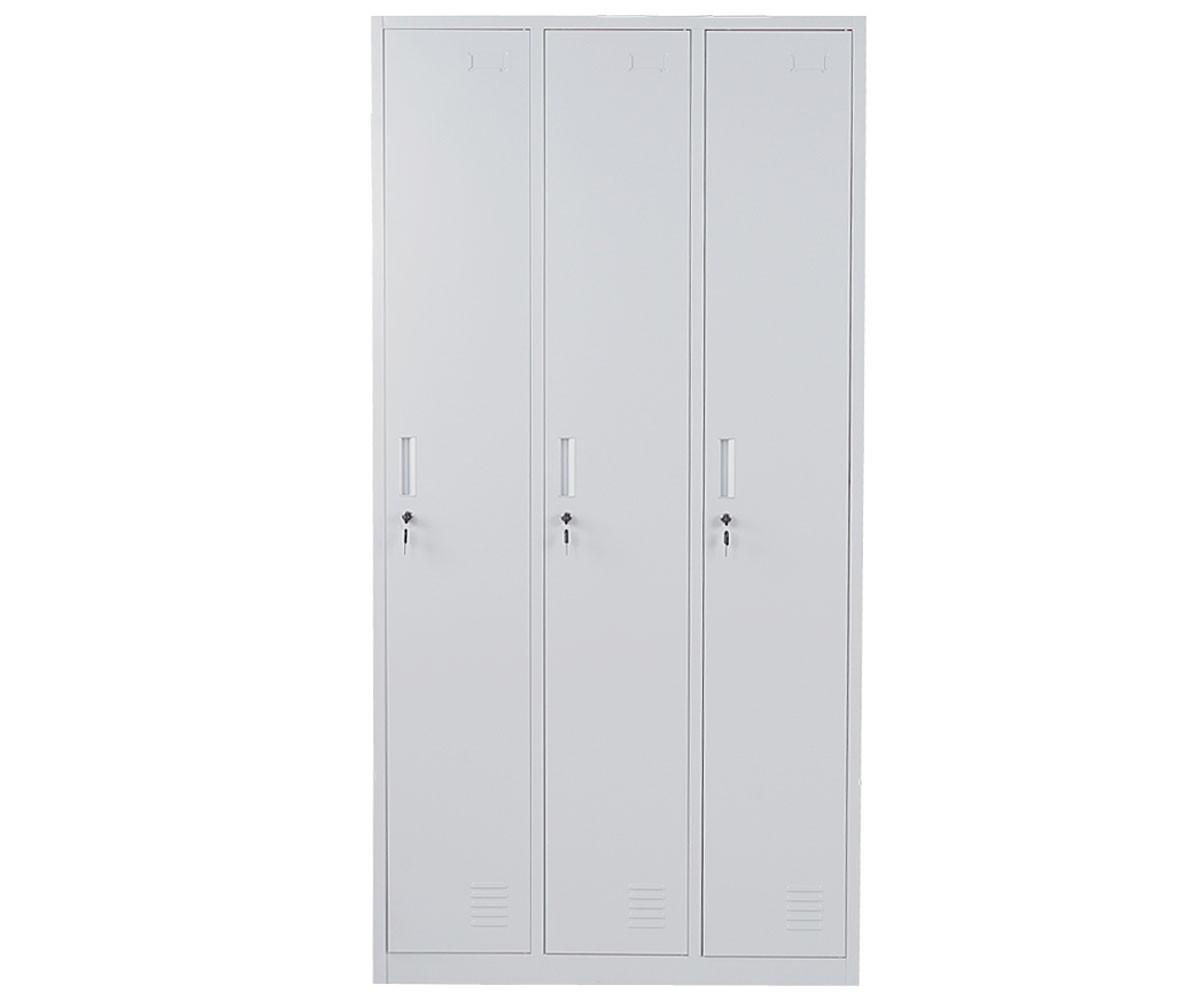 SCHLIESSFACH Grau - Grau, Metall (90/180/50cm) - MCW