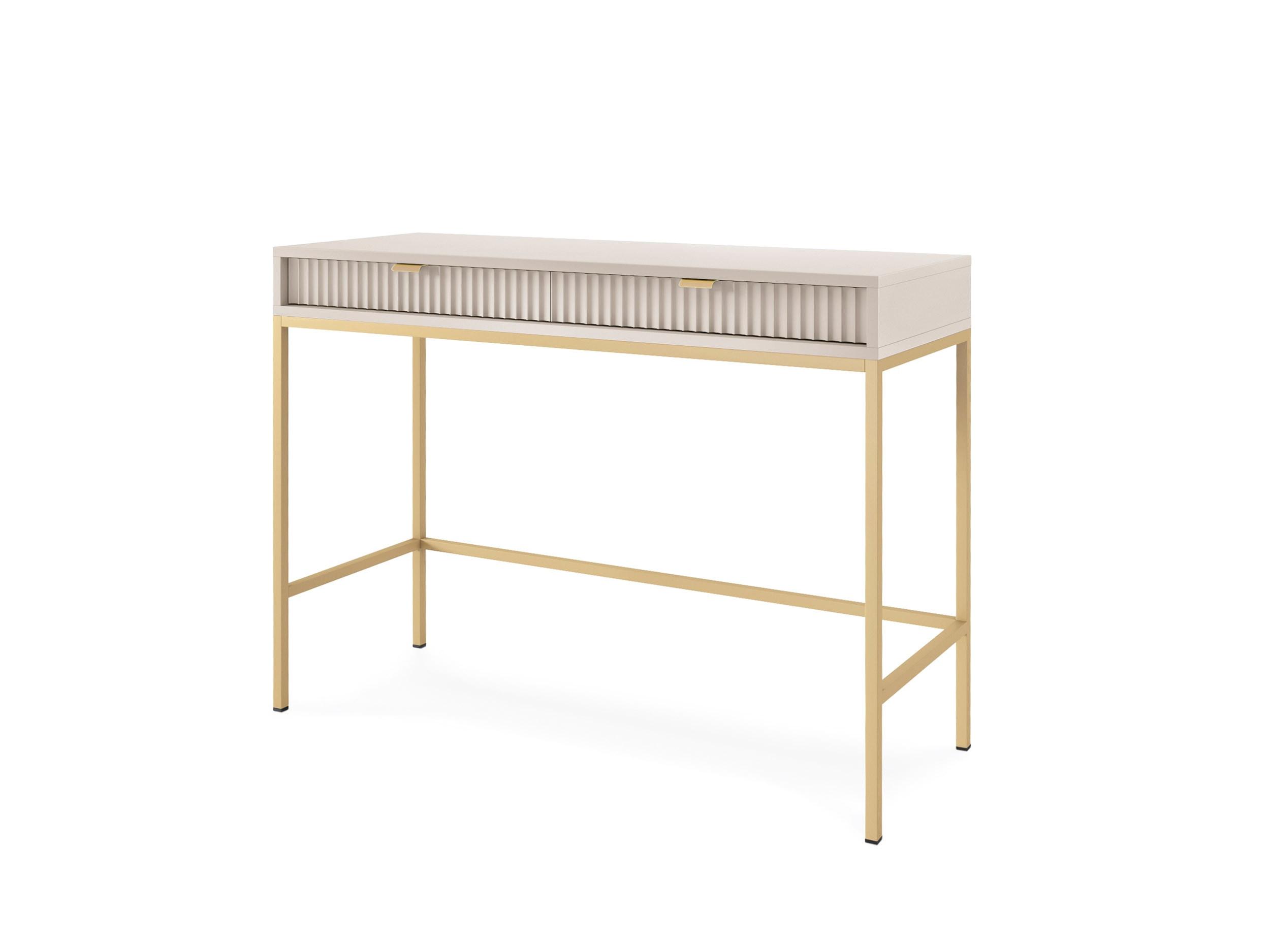 KONSOLENTISCH STELLARE 104/78/50 cm mit Schubladen, Kaschmir - Kaschmir, Holzwerkstoff (50/104/78cm) - MASSENO
