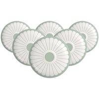 CAPPUCCINOUNTERTASSEN Fleur Couleur Vert ø 17,5 cm 6er Set - Grün, Keramik (17.5cm) - Villeroy & Boch