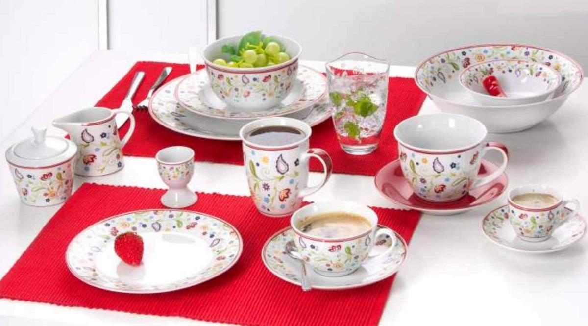 DESSERTTELLER Shanti bunt ø 20 cm 6er Set - Multicolor, Keramik (20cm) - Ritzenhoff Breker