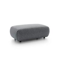 MASSENO Sitzhocker ZEST, Modern Polsterhocker, Fußhocker Grau - Grau, Holzwerkstoff/Kunststoff (70/42/113cm) - MASSENO
