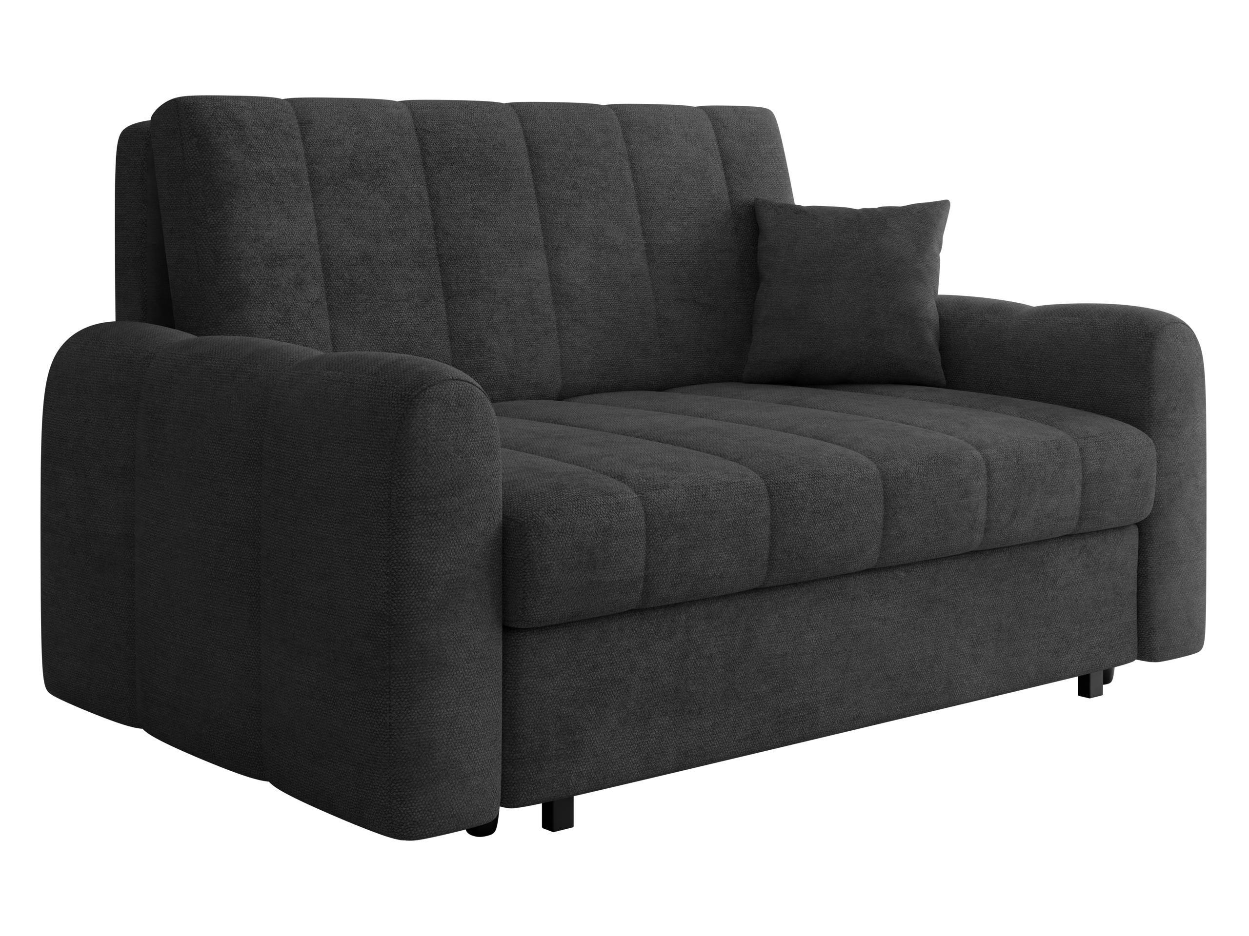 SCHLAFSOFA Viva Moon III - Anthrazit/Schwarz, Holz/Metall (168/85/98cm) - MIRJAN24