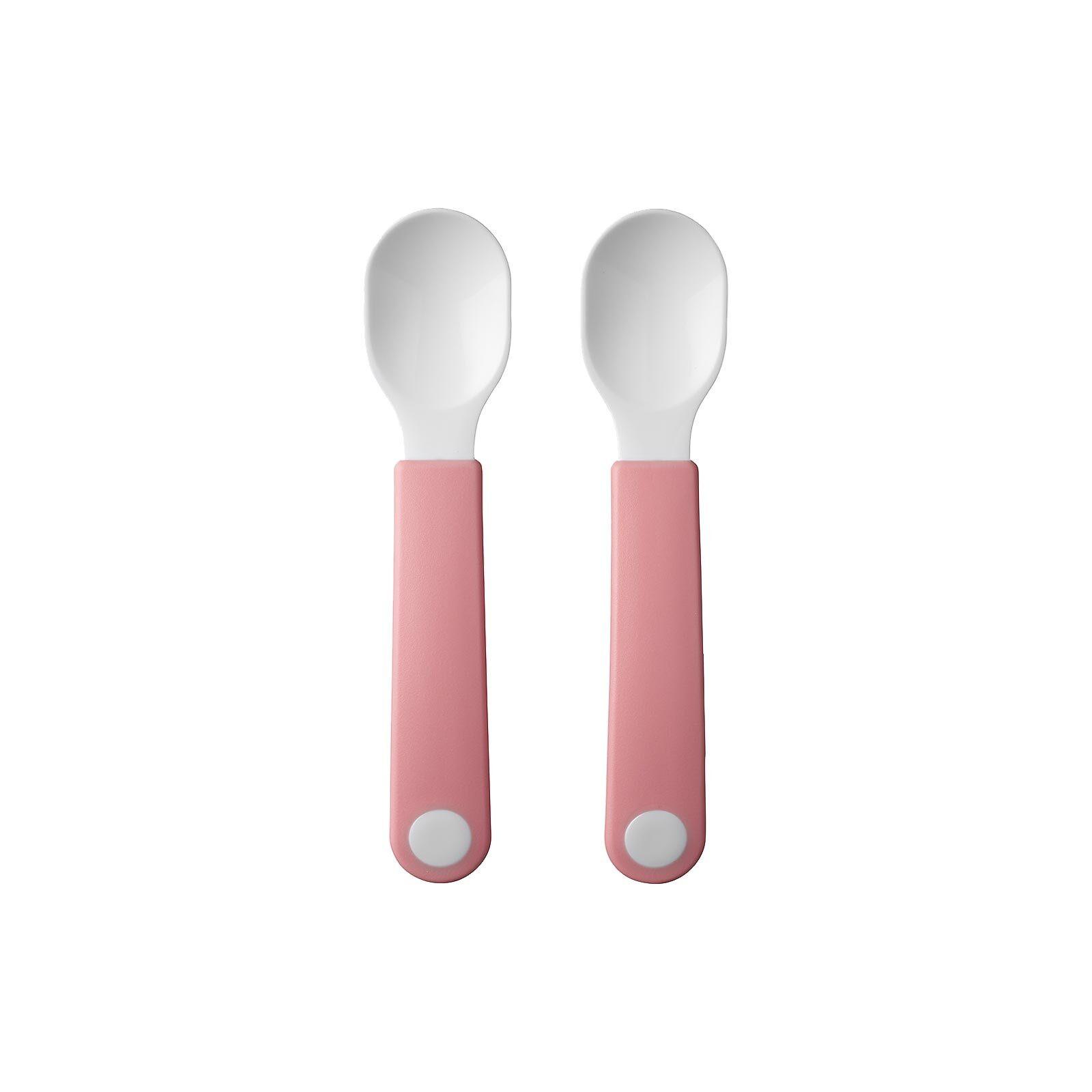 LERNLÖFFEL Mio Deep Pink 2er Set - Pink, Kunststoff - Mepal