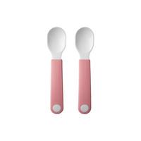 LERNLÖFFEL Mio Deep Pink 2er Set - Pink, Kunststoff - Mepal