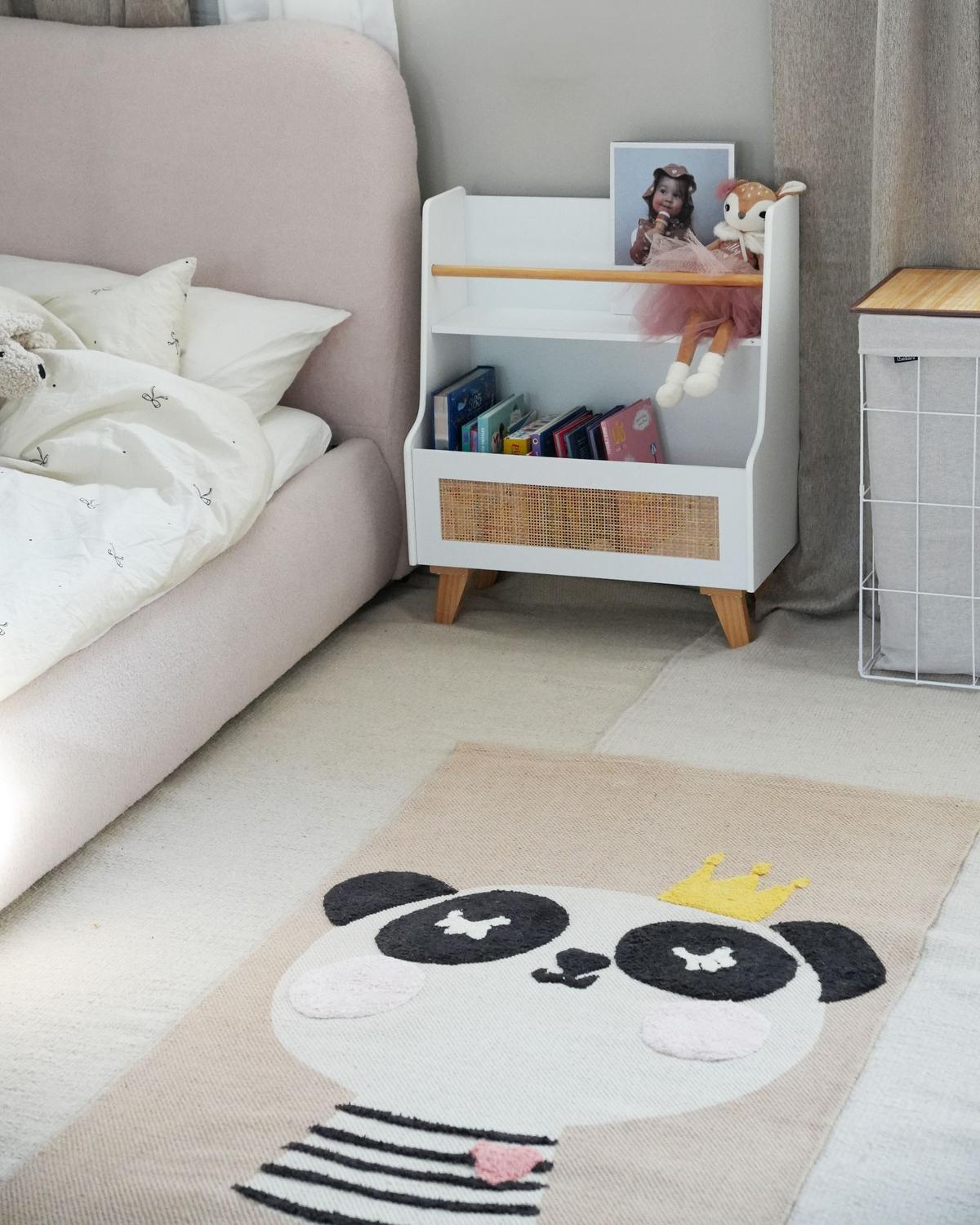 KURZFLOR-KINDERTEPPICH Bunan 150/80 cm - Beige, Textil (80/150cm) - Beliani