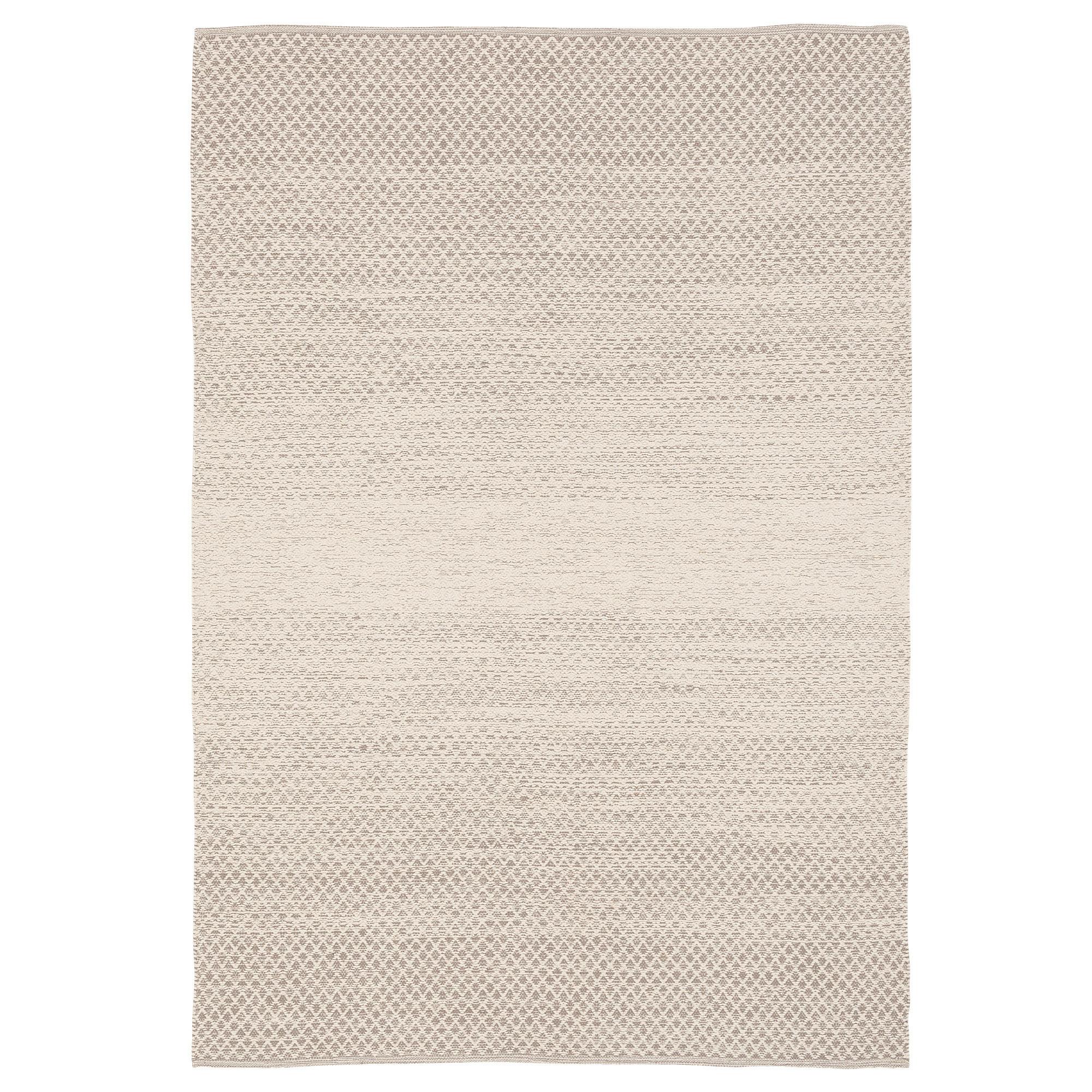 BAUMWOLLE NATUR KELIM TEPPICH SANDY MELIERT - Grau, Textil (70/140cm) - Pergamon