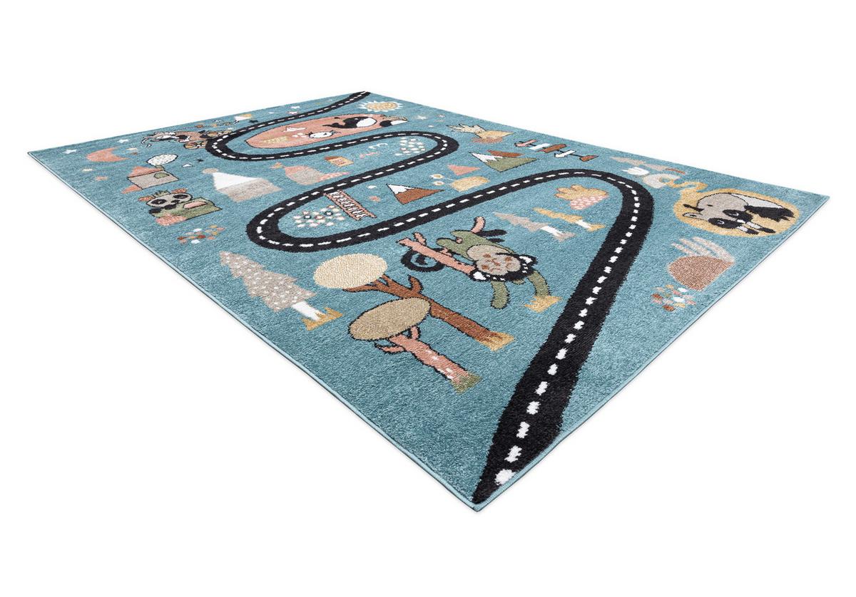 TEPPICH Fun 200/290 cm - Blau, Textil (200/290cm) - rugsX