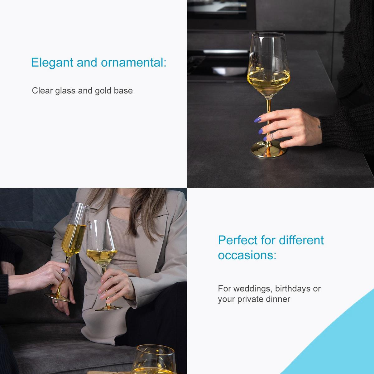 WEINGLAS SET 380 ml (4-tlg) - Transparent, Glas (0.38L) - Intirilife