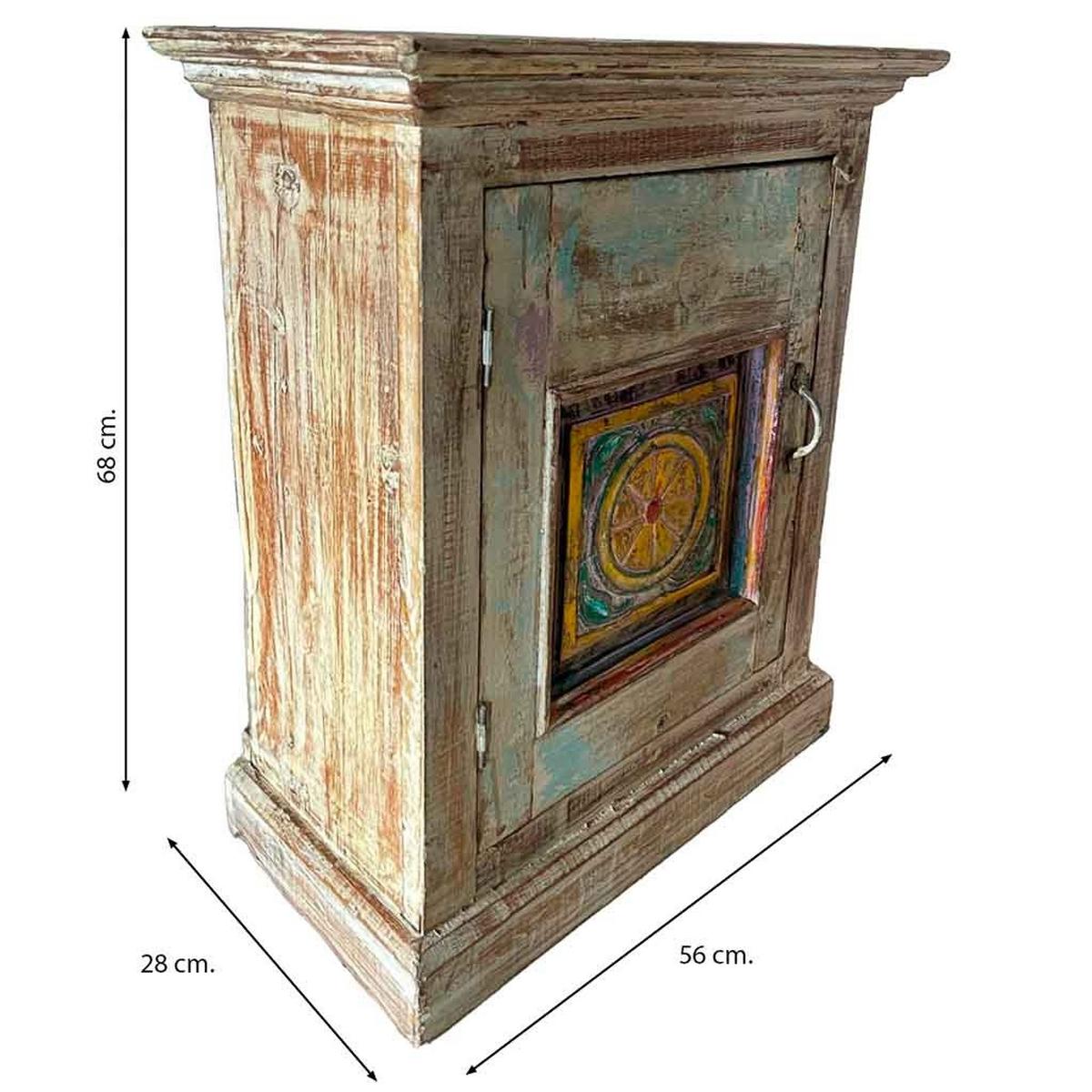 NACHTTISCH aus Holz, braun, 56x28x68cm - Braun, Holz (56/68/28cm) - Wanderlust