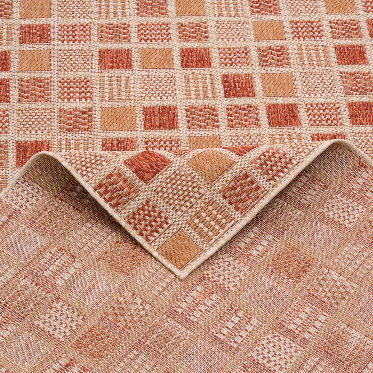 IN- UND OUTDOOR TEPPICH CARPETTO - Orange, Textil (133/190cm) - Pergamon