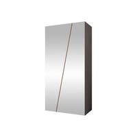 DREHTÜRENSCHRANK Zen 2L 100 cm - Kaschmir/Goldfarben, Holzwerkstoff/Kunststoff (100/202/50cm) - MIRJAN24