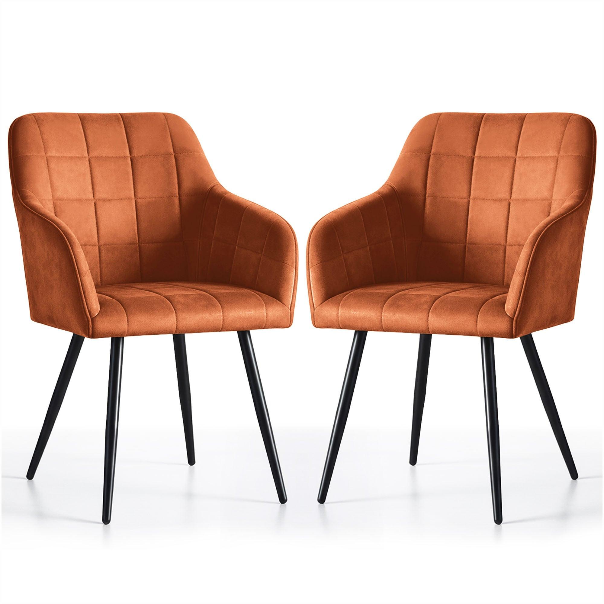 POLSTERSTUHL 2er Set, Metallbeine Bronze, Schwarz 54/82/58 - Schwarz, Textil (54/82/51cm) - RAUMHIRSCH FURNITURE