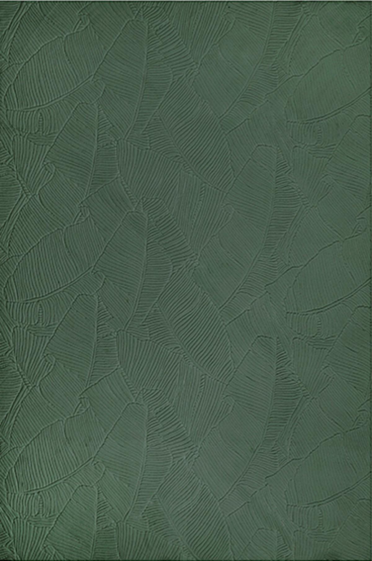KURZFLORTEPPICH Antirutsch Abstrakt DALAR Polypropylen Waldgrün 140 x 200 cm - Grün, Textil (140/200cm) - KADIMA DESIGN