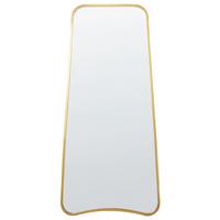 WANDSPIEGEL Metall gold 58/122 cm Levet - Goldfarben, Metall (58/122/3cm) - Beliani