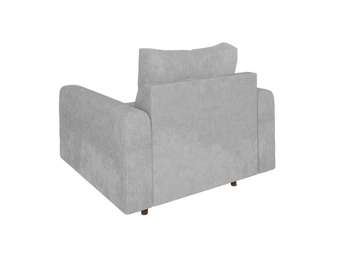 SESSEL Sigurd Hellgrau Chenille - Hellgrau/Braun, Holz/Textil (97/81/93cm) - S-Style Möbel