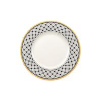 FRÜHSTÜCKSTELLER Audun Promenade weiß-grau-gelb ø 21,6 cm - Gelb/Weiß, Keramik (21.6cm) - Villeroy & Boch