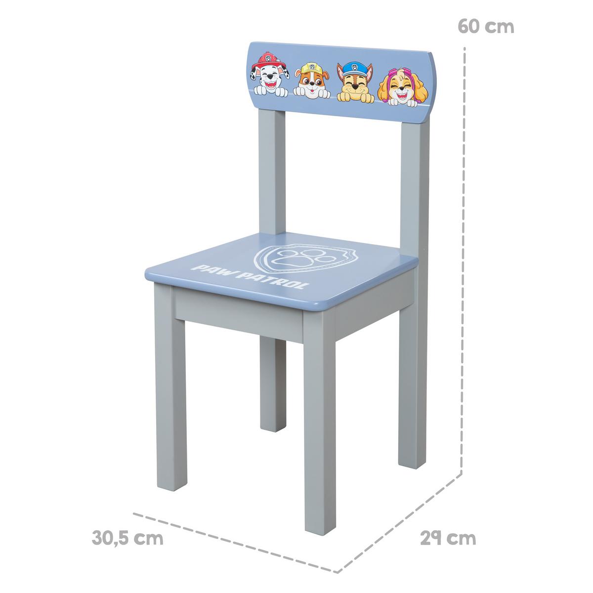 KINDERSTUHL Paw Patrol - Blau, Holz (30.5/59/29cm) - Roba