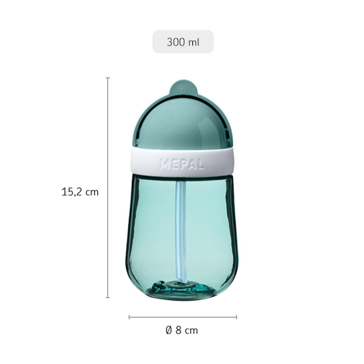 STROHHALMBECHER Mio Sailors Bay 300 ml - Hellblau, Kunststoff (0.3L) - Mepal