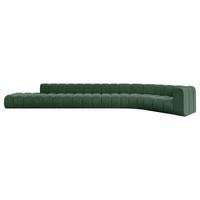 ECKSOFA modulares Sofa Tilmo-L3 - 581x194x70 cm Grün - Grün, Holzwerkstoff/Textil (581/194cm) - ALTDECOR