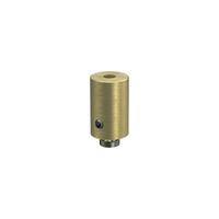 DECKENTRÄGER FÜR GARDINENSTANGEN INNENLAUF 20 mm Ø, Sonius 1-läufig, Messing-Optik, Packung 2 Stück - Messingfarben, Metall (1.6/3/1.6cm) - INTERDECO