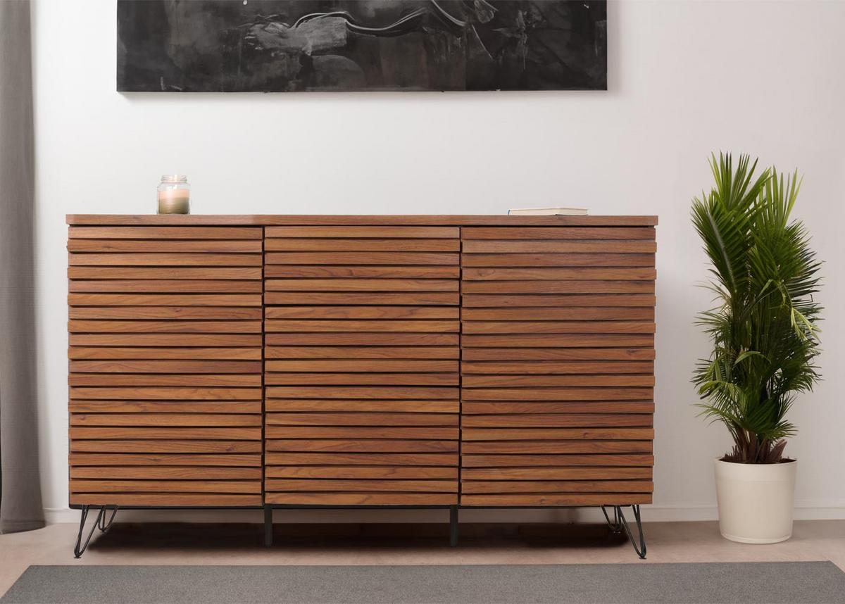 SIDEBOARD Braun - Braun, Holzwerkstoff (142/85/44cm) - MCW