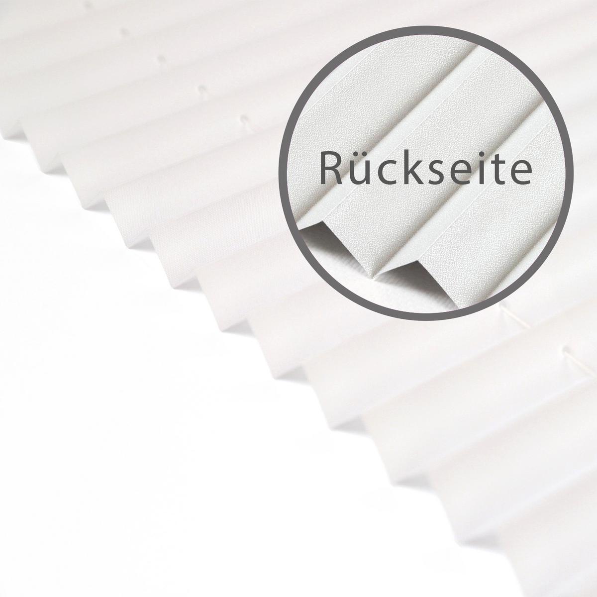 PLISSEE Thermo Basic 110 x 150cm Klemmfix ohne Bohren - Weiß, Textil (110/150cm) - Deco-Raum