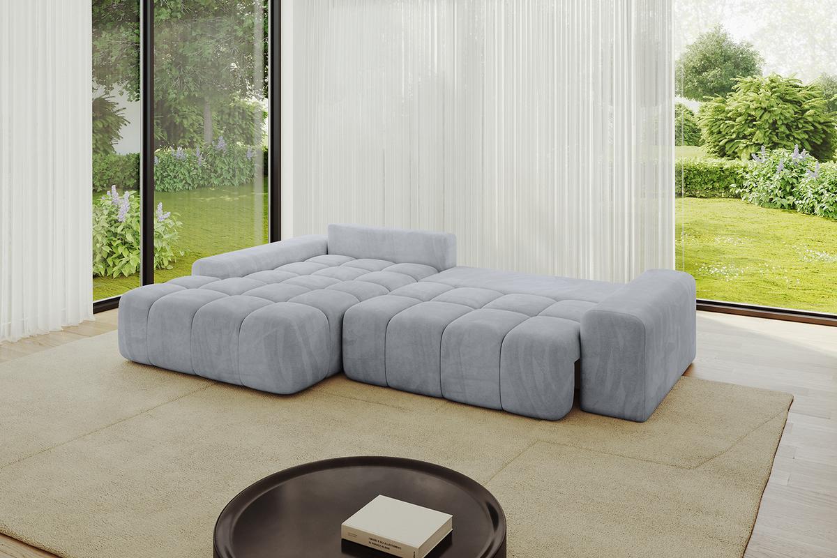 ECKSOFA Ottomane Links ENSI-L - 267x164x69 cm Titanfarben - Titanfarben, Holzwerkstoff/Kunststoff (267/164cm) - ALTDECOR