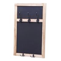 WANDGARDEROBE MIT KREIDETAFEL Braun - Braun, Holz (34/55/7cm) - MCW