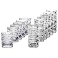 LONGDRINK & BECHER SET Ethno transparent 12-tlg. - Transparent, Glas - Nachtmann