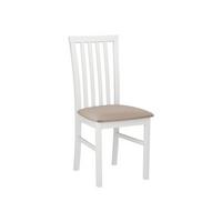 STUHL Milano I, Holzfarbe: Weiß - Beige/Weiß, Holz (43/93/40cm) - MIRJAN24