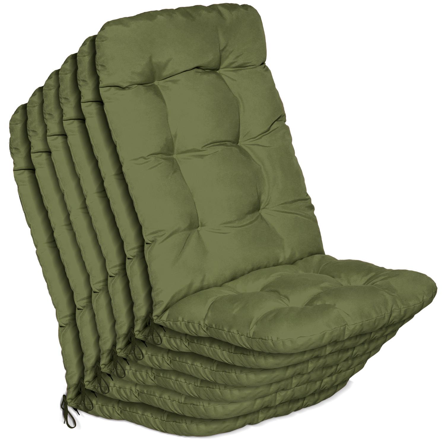 HOCHLEHNER Flair HL 120x50x8cm Olivgrün (6tlg) - Olivgrün, Textil (50/120cm) - Beautissu 