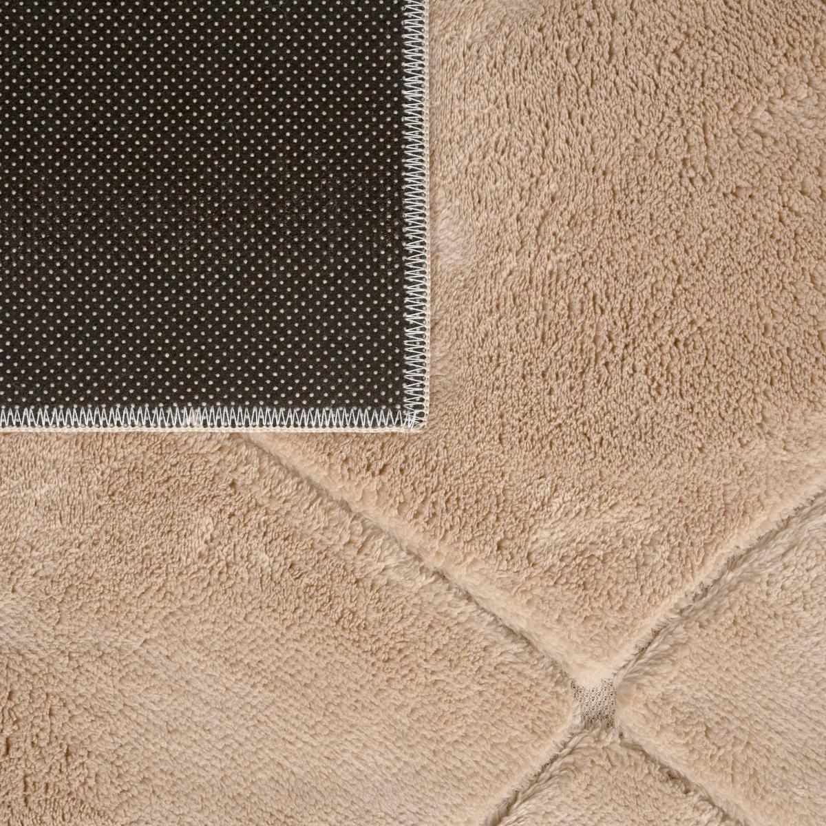 FLACHWEBETEPPICH Skandinavisch Beige 60 x 100 cm - Sandfarben, Kunststoff (60/100cm) - TT Home