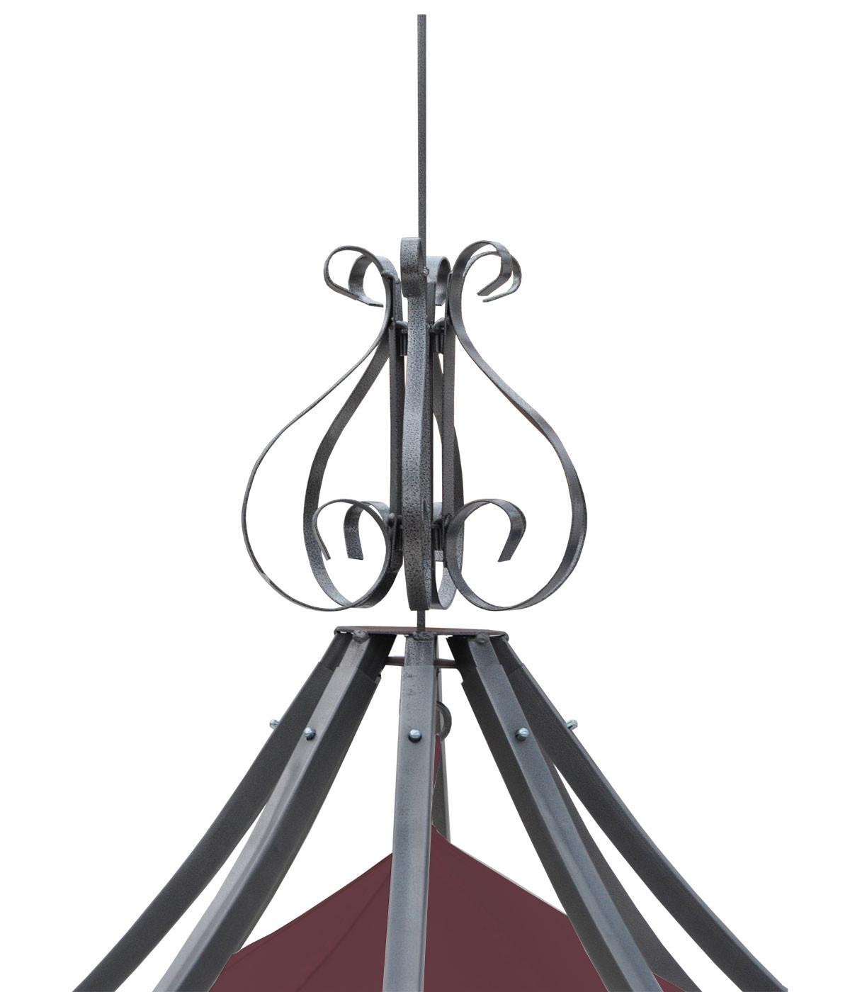PERGOLA CABRERA Rot, Braun - Rot/Braun, Metall (296/330/293cm) - MCW