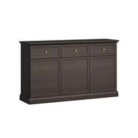 SIDEBOARD Toja Anthrazitfarbenes Holz - Braun, Holzwerkstoff (145.7/86/39.5cm) - Petits-meubles