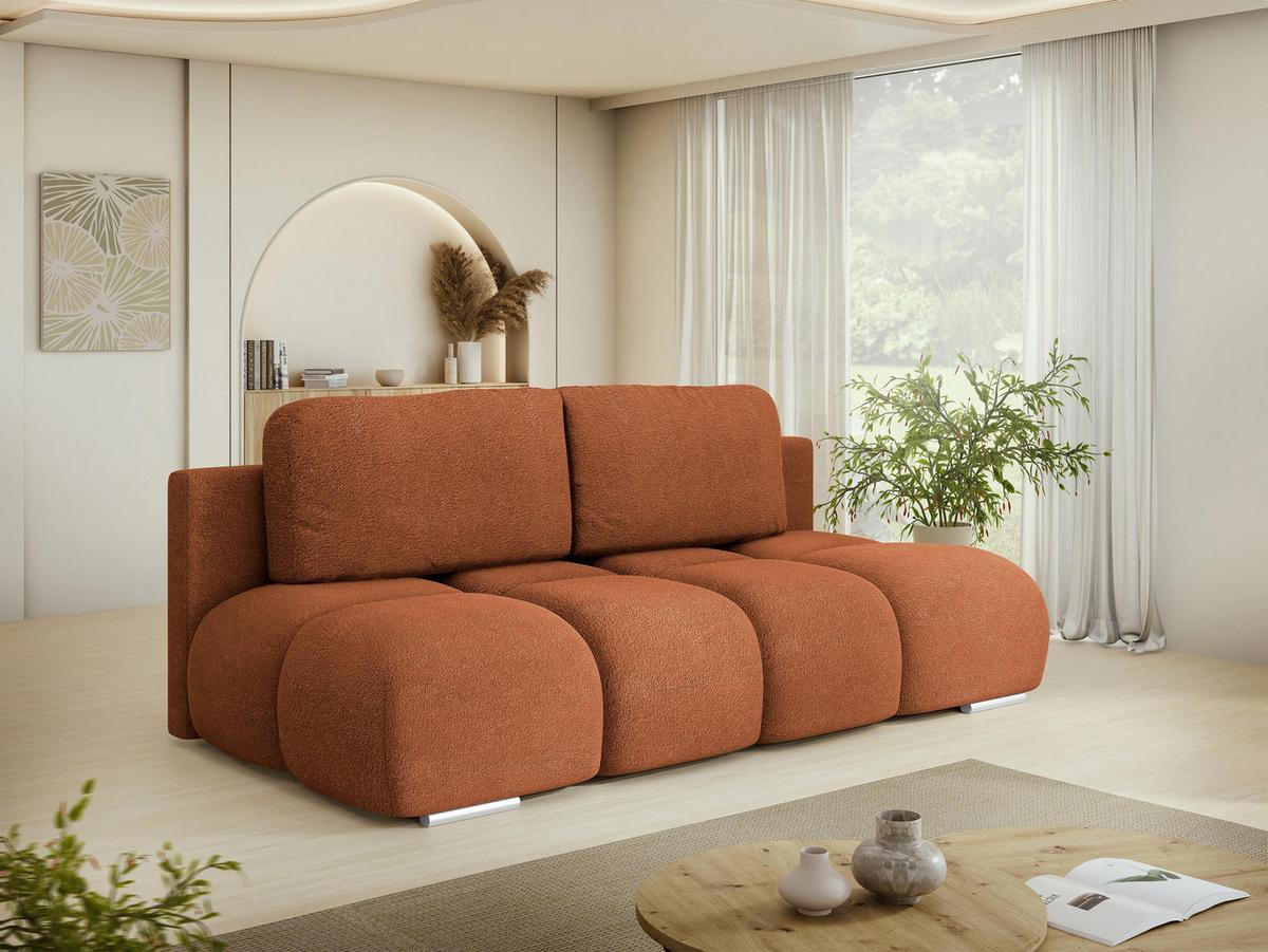 SCHLAFSOFA Honey Mini - Schwarz/Bronzefarben, Holz/Kunststoff (195/104/90cm) - MIRJAN24