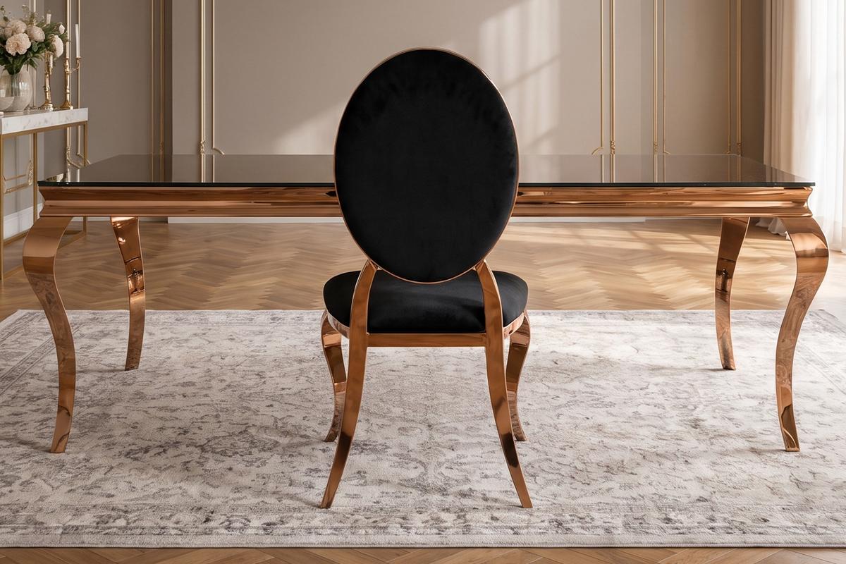 ESSZIMMERSTUHL LINDA Schwarz Velvet - Schwarz, Textil (50/92/56cm) - KAWOLA