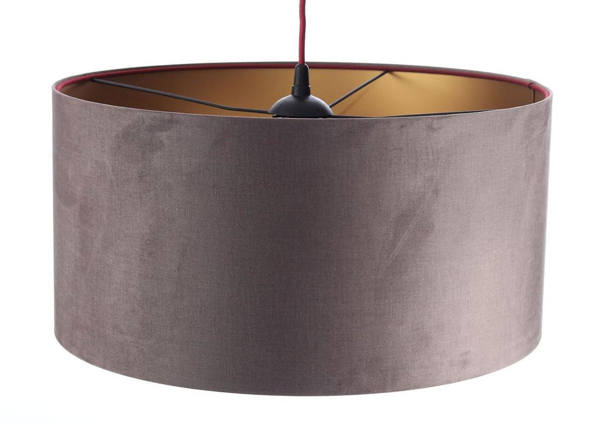 HÄNGELEUCHTE Gold 40/20 cm - Goldfarben/Braun, Kunststoff (40/0.4/20cm) - ONZENO