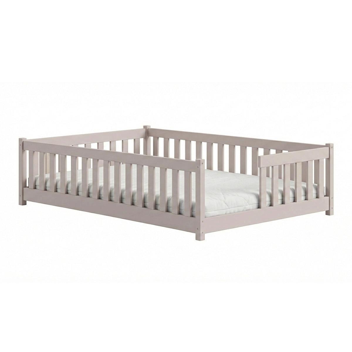 BETT 140/200 Théa Kaschmir - Beige, Holz (140/200cm) - Petits-meubles