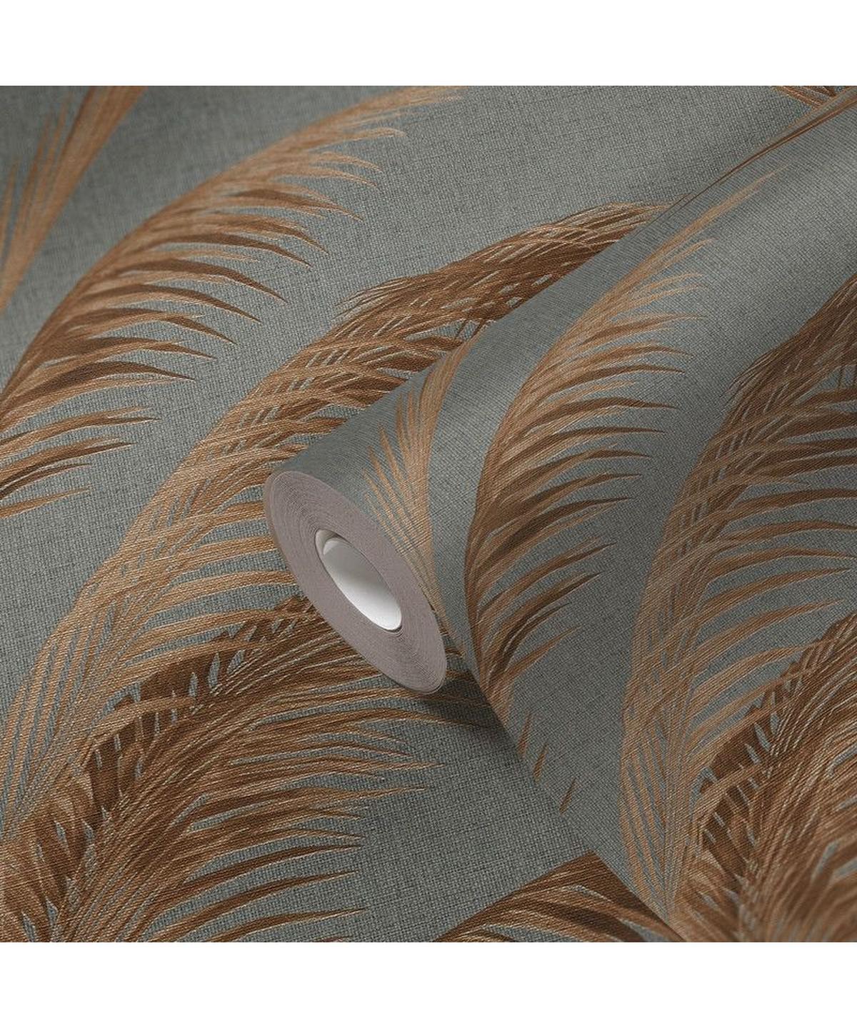 VLIESTAPETE Braun 53/1005 cm - Braun, Textil (53/1cm) - KUNSTLOFT
