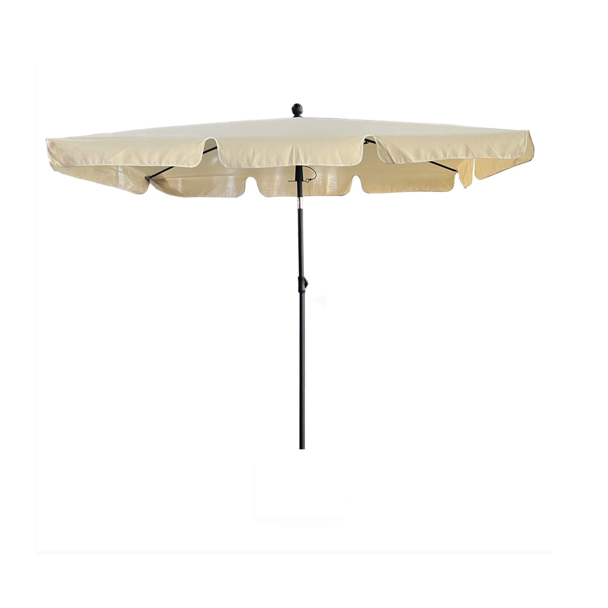 GARTENSCHIRM Beige 125/235/200 - Beige, Textil/Metall (123/200cm) - RAUMHIRSCH FURNITURE