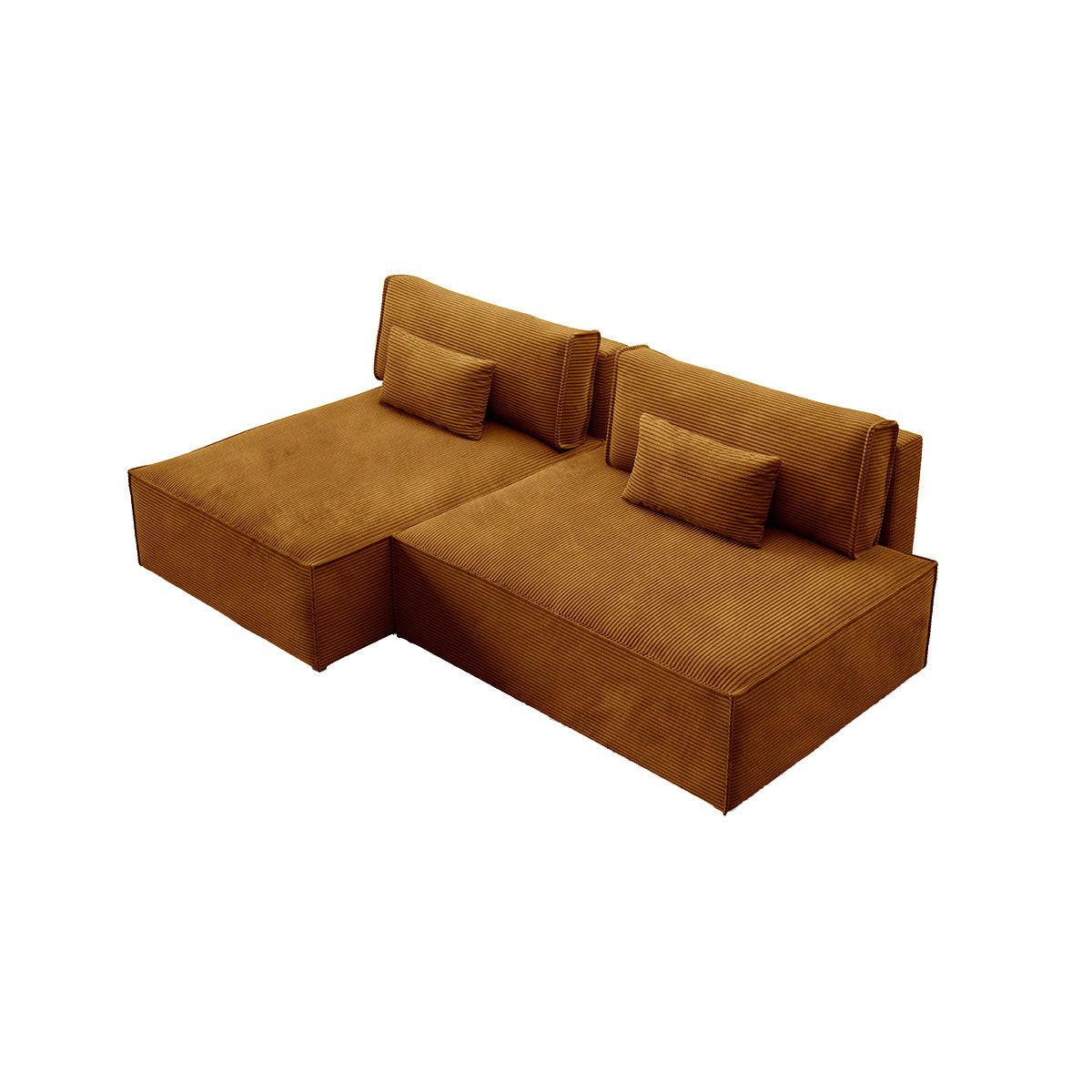 ECKSOFA Georgia Senfgelb - Gelb, Holz (236/148cm) - Petits-meubles