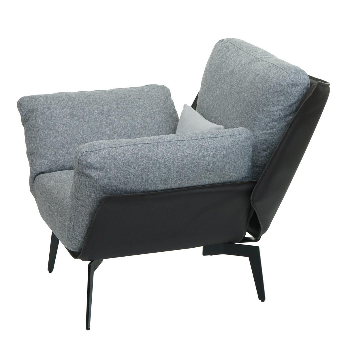 SESSEL Schwarz - Schwarz, Textil (86/81/86cm) - MCW