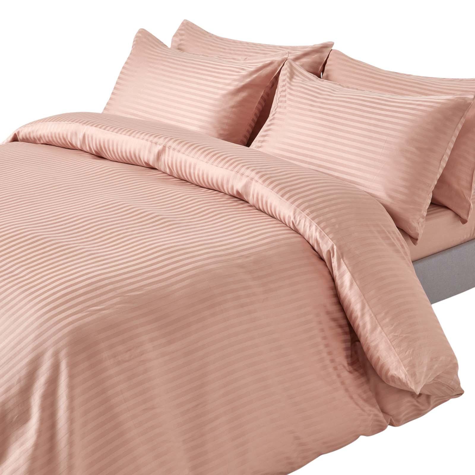BETTWÄSCHE Damast Fadendichte 330 - Taupe, Textil (200/200cm) - Homescapes