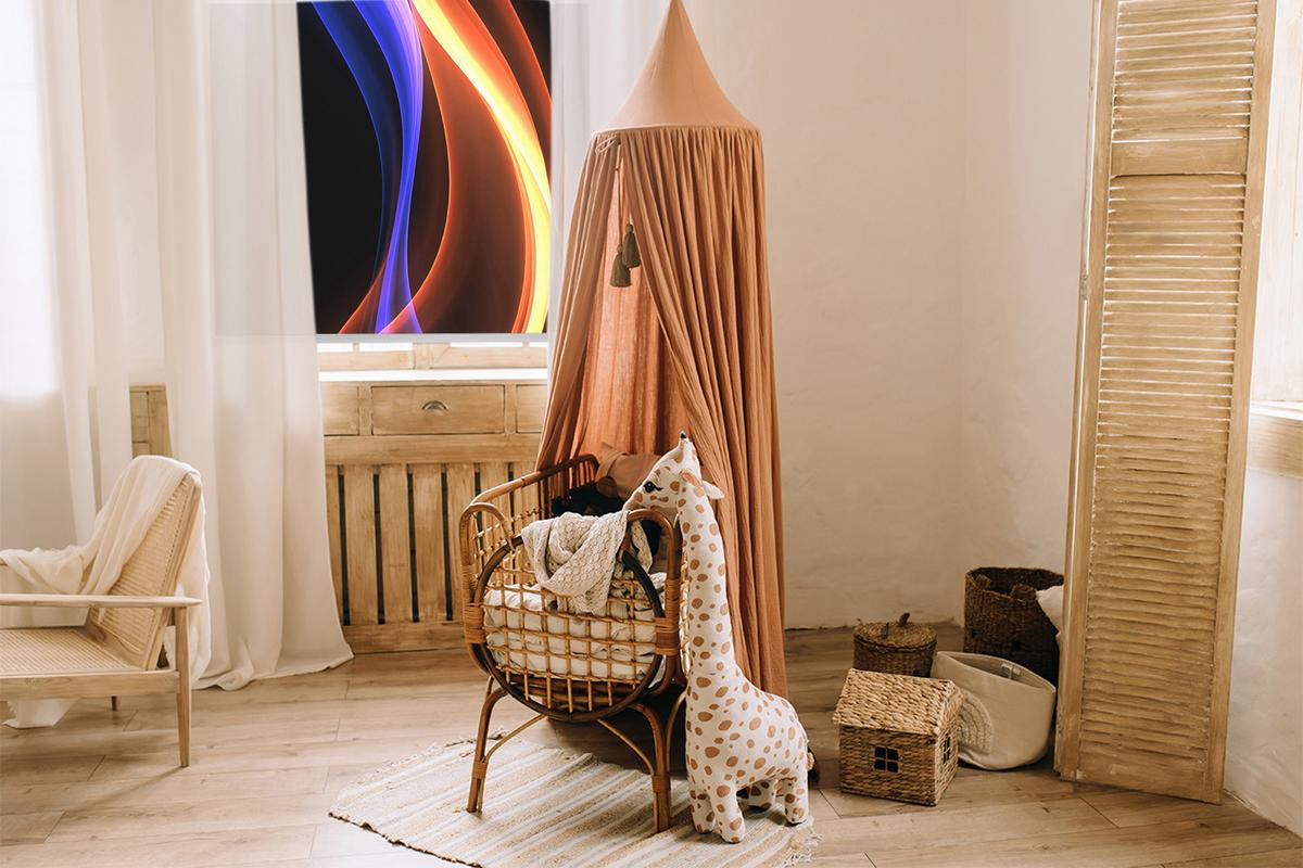 INNENROLLO - Fensterrollo - Rollo - 110x140 cm - Orange-Blau-Animation - Orange, Kunststoff (110/140/0.5cm) - TULUP